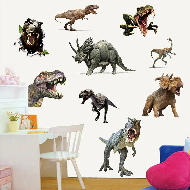 3D Dinosaur Wall Stickers Kids room Decor