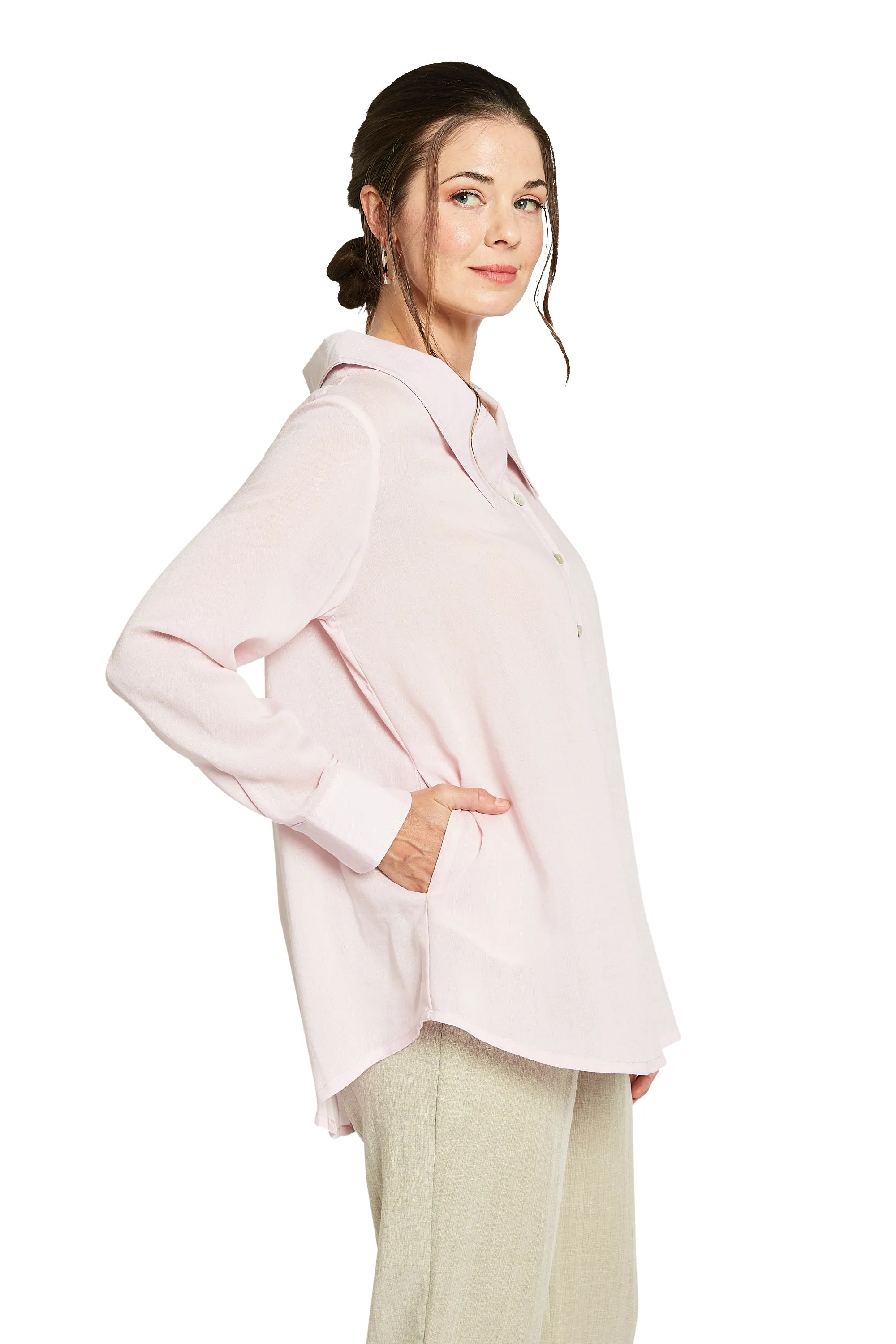 AA308 - Charlotte Linen Blouse