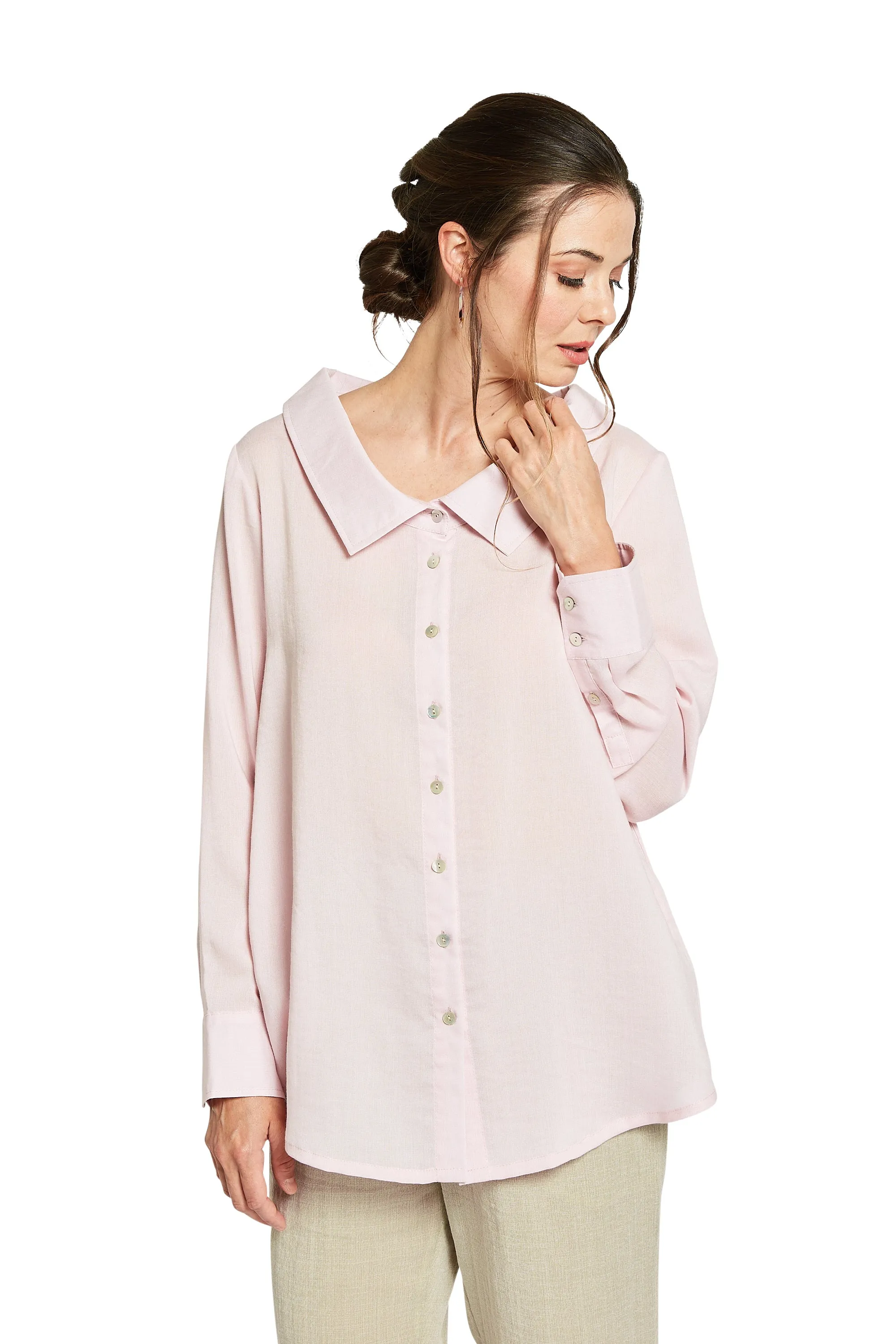 AA308 - Charlotte Linen Blouse