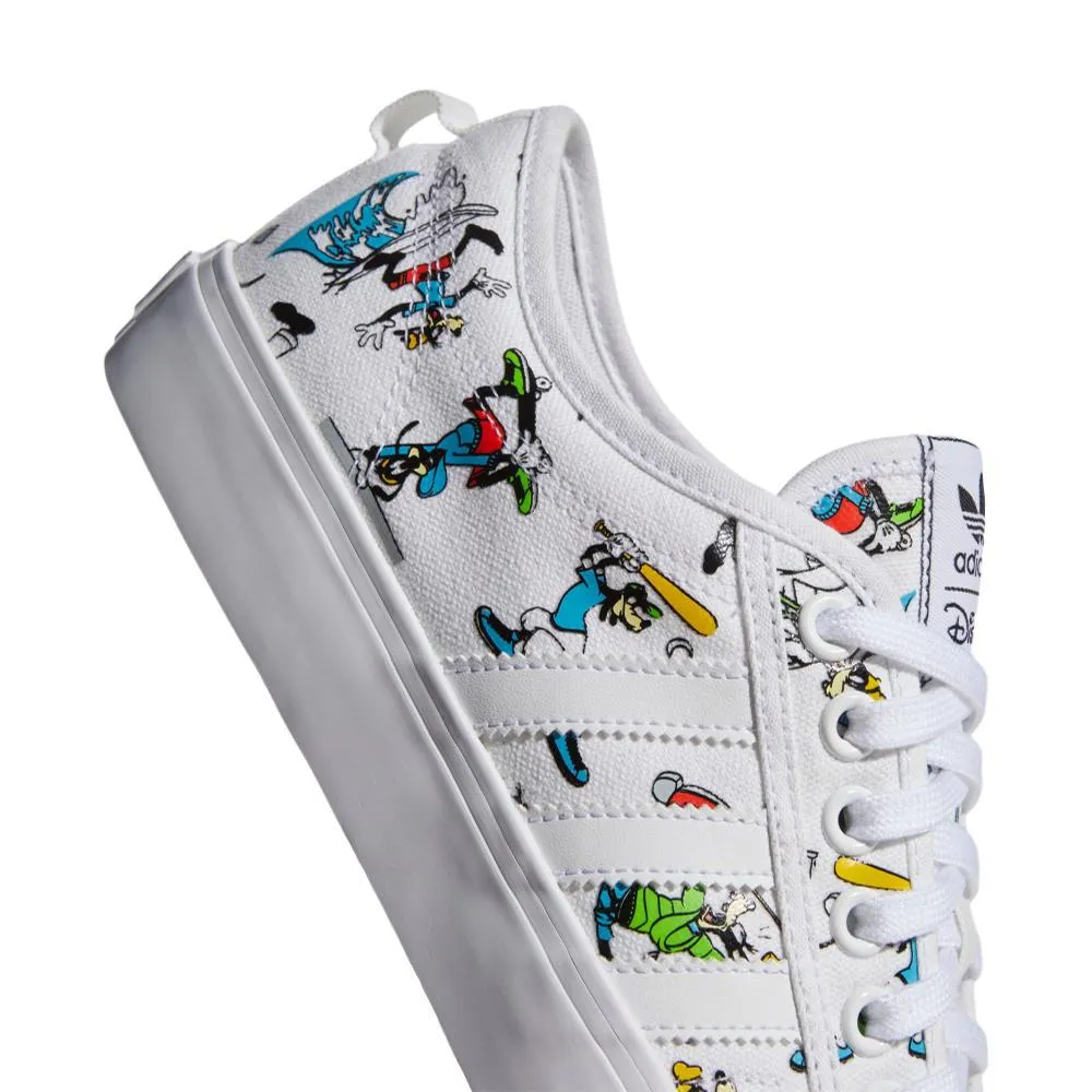 ADIDAS ORIGINALS NIZZA X DISNEY SPOR GOOFY -WHITE