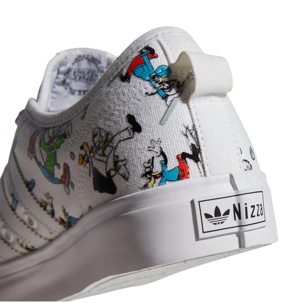 ADIDAS ORIGINALS NIZZA X DISNEY SPOR GOOFY -WHITE