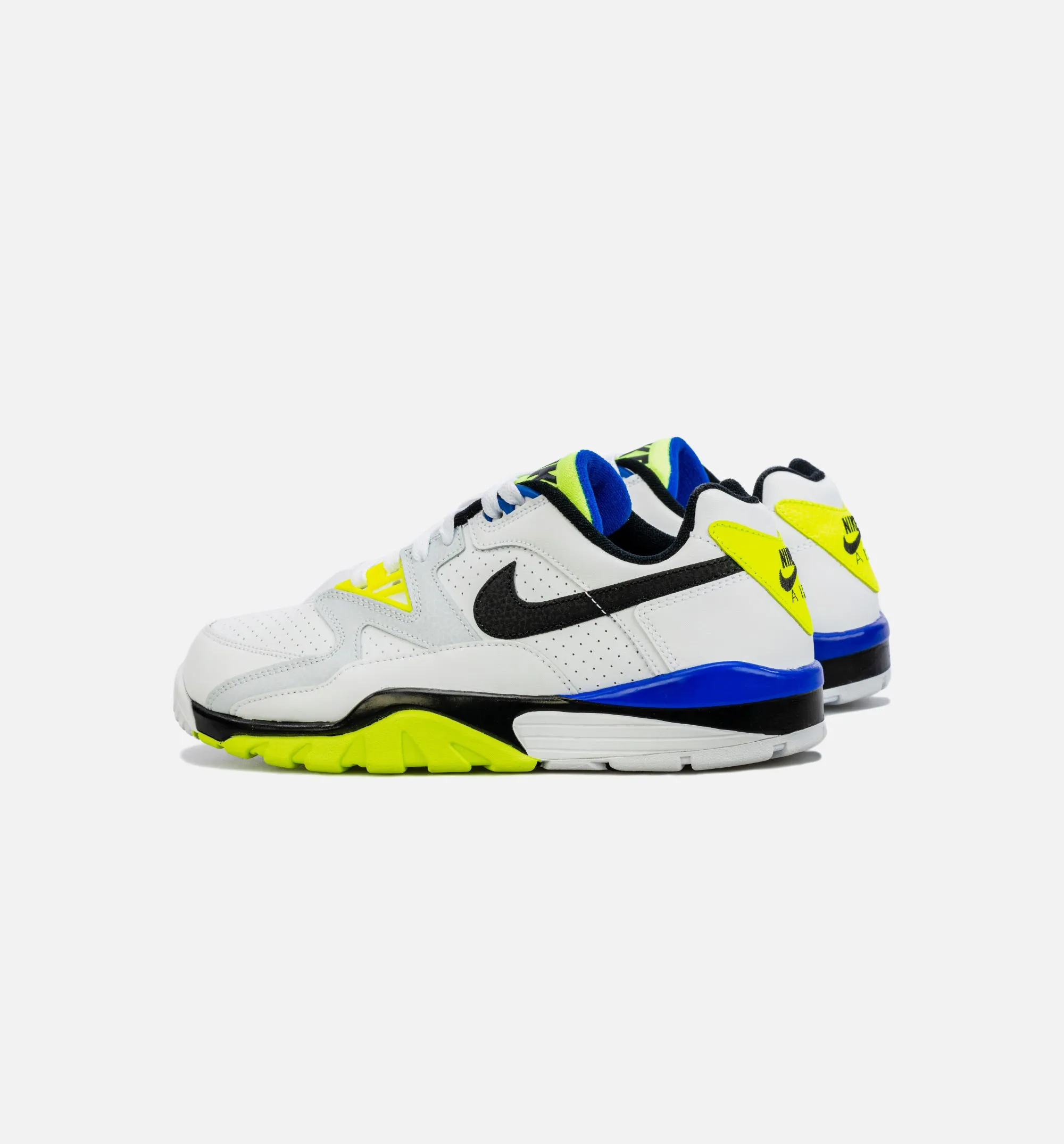 Air Cross Trainer 3 Low Mens Lifestyle Shoe - White/Blue/Volt