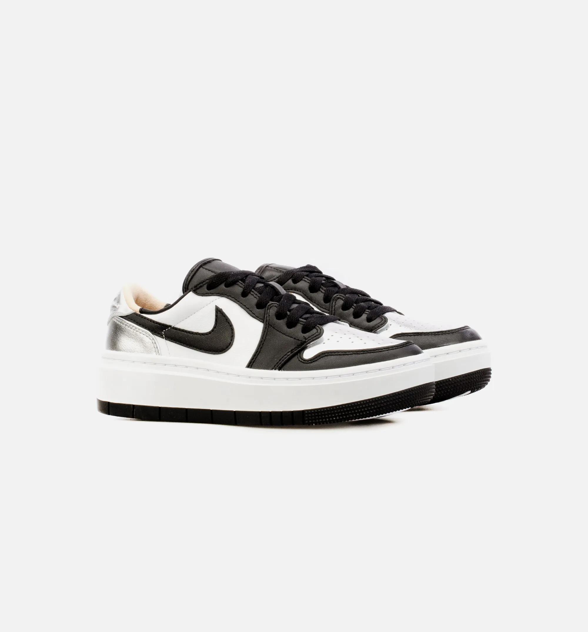 Air Jordan 1 Elevate Low Silver Toe Womens Lifestyle Shoe - Black/Silver