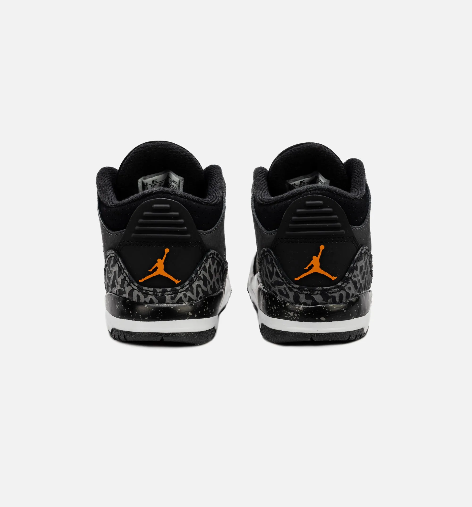 Air Jordan 3 Retro Fear Infant Toddler Lifestyle Shoe - Night Stadium/Total Orange