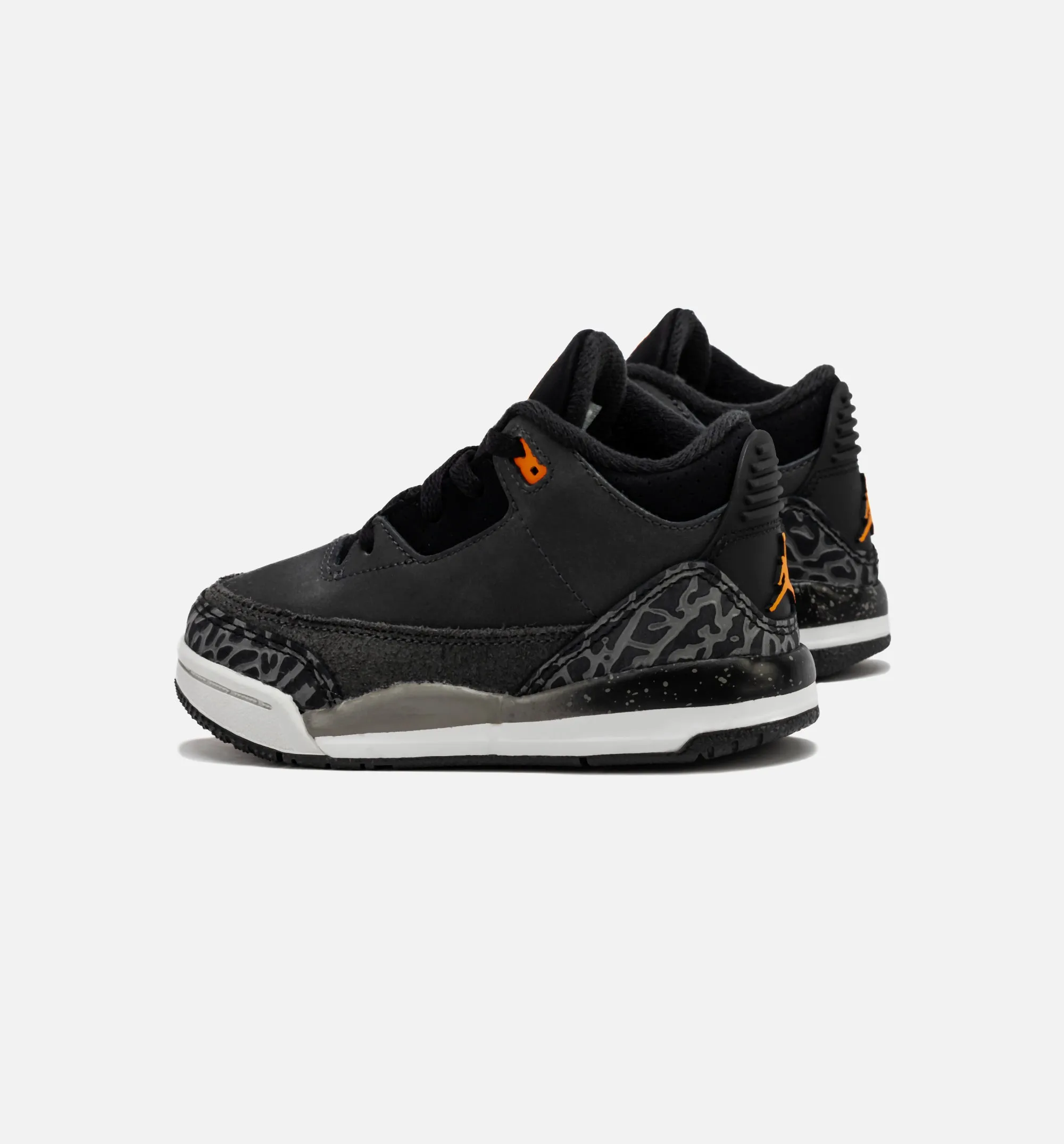 Air Jordan 3 Retro Fear Infant Toddler Lifestyle Shoe - Night Stadium/Total Orange