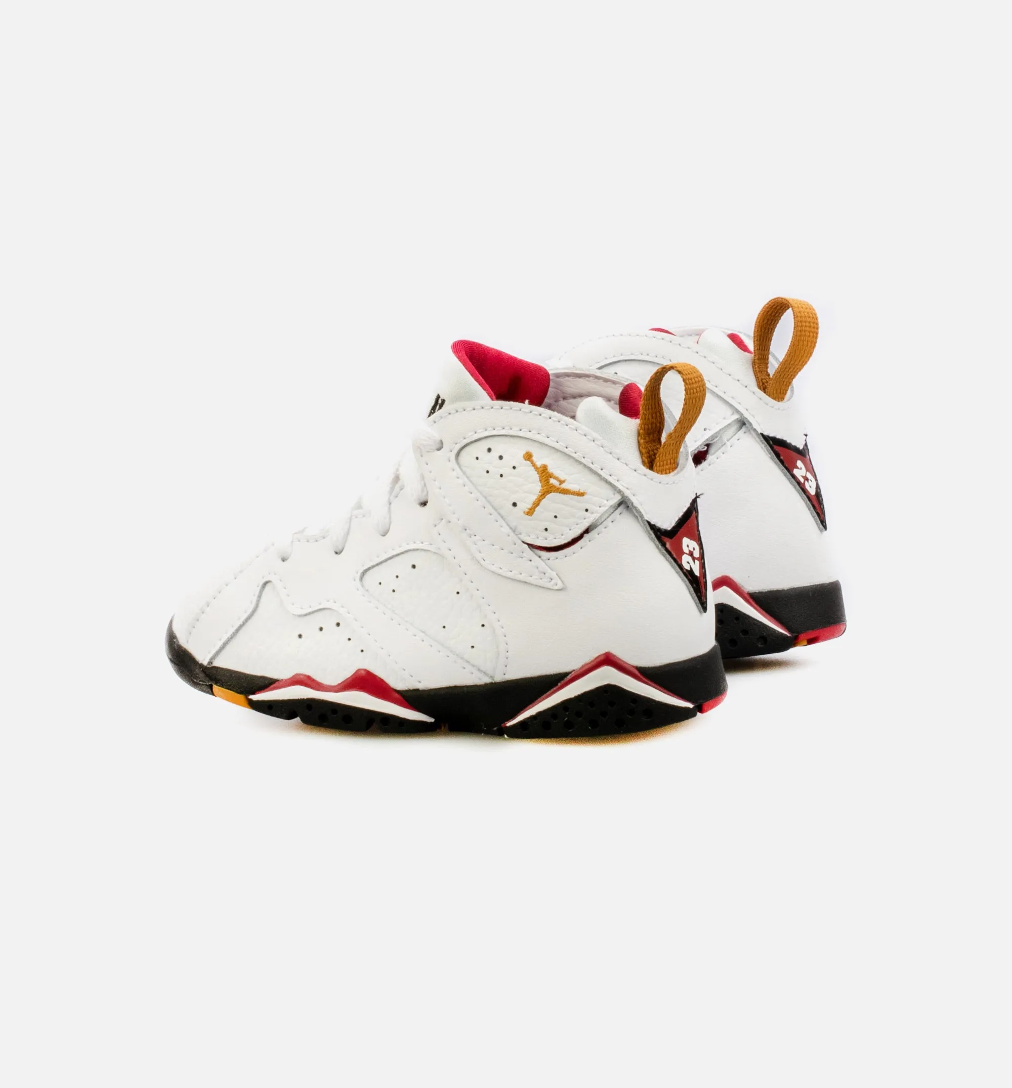 Air Jordan 7 Retro Cardinal Infant Toddler Lifestyle Shoe - White/Red