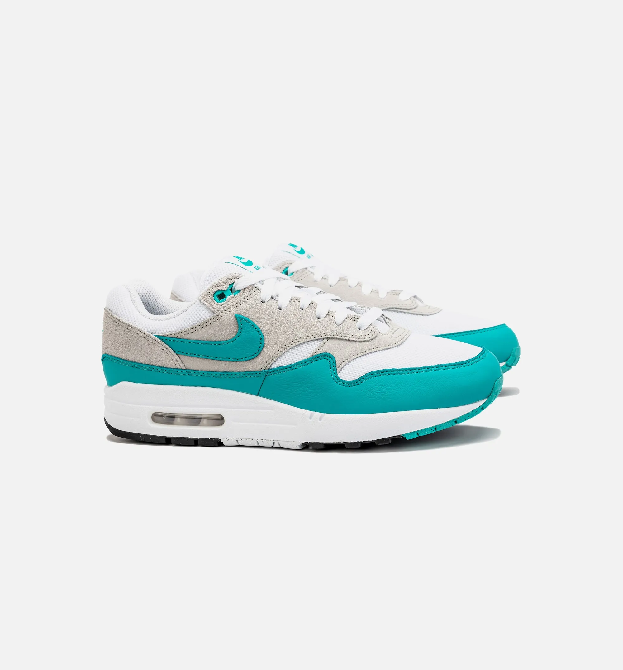 Air Max 1 Clear Jade Mens Lifestyle Shoe - Grey/Jade