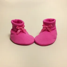 Baby Booties Solid Fuchsia