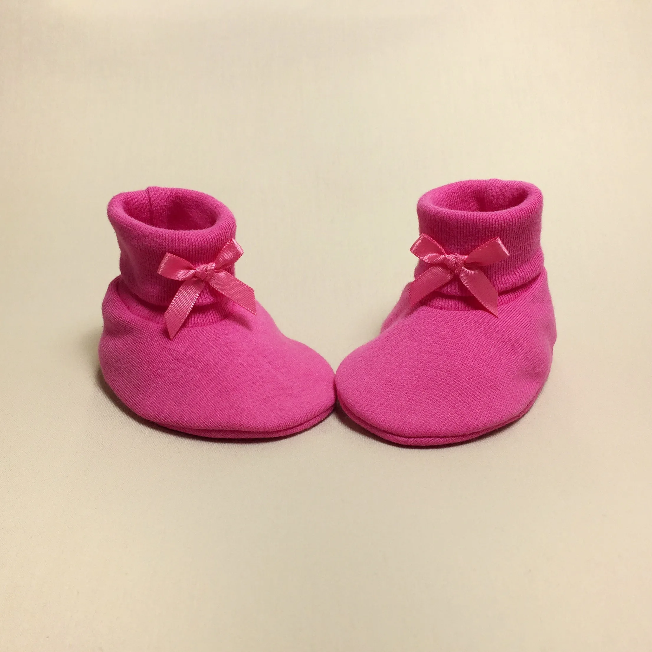 Baby Booties Solid Fuchsia