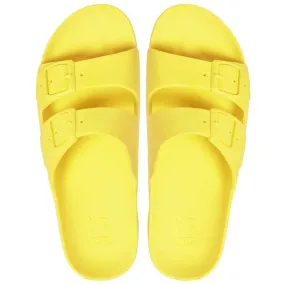 Bahia Sandals in Fluo Yellow