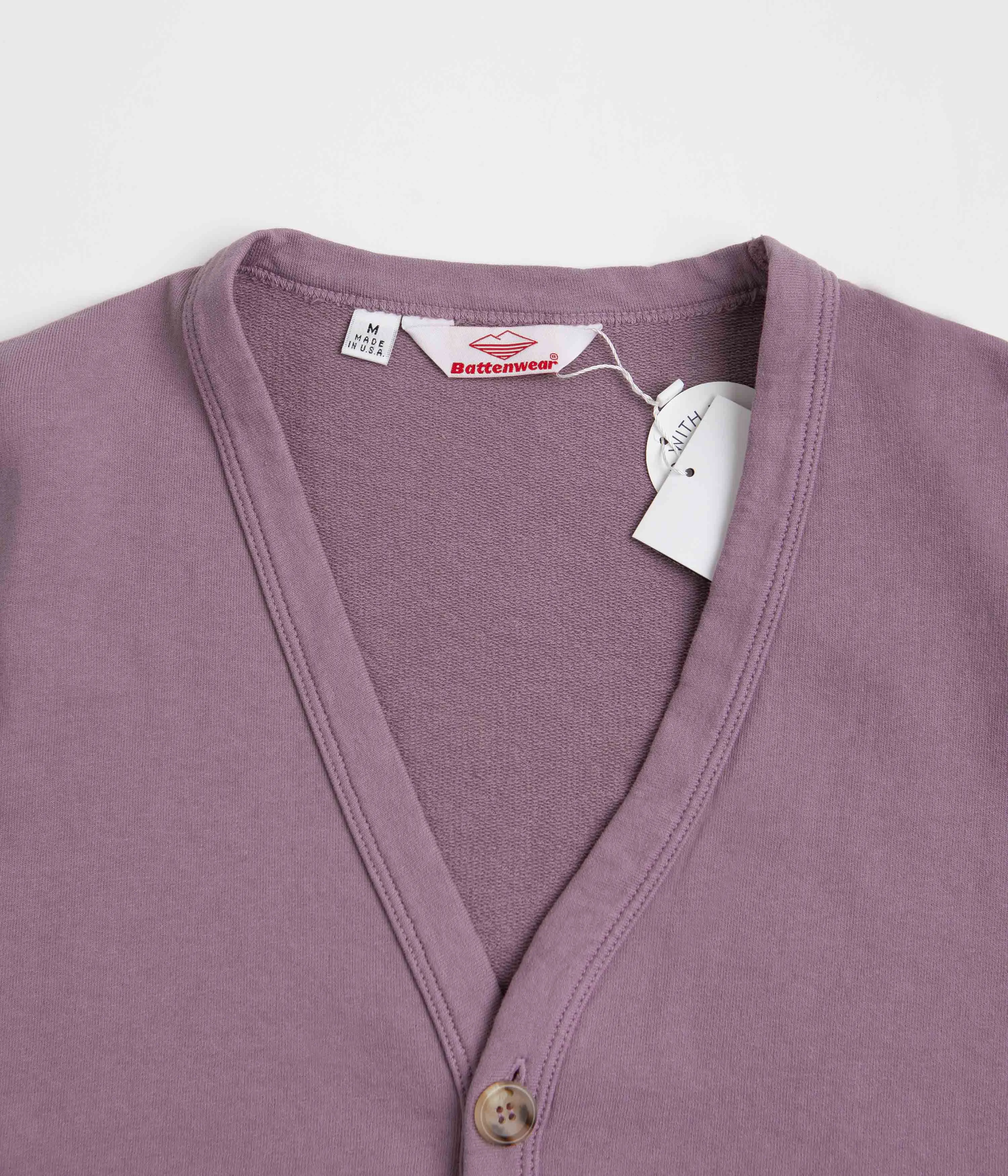 Battenwear Neighbor Cardigan - Lavender