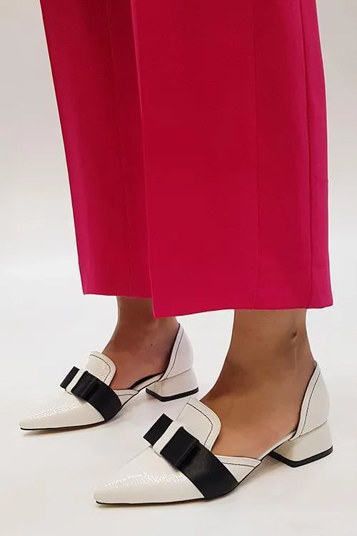 Bow Pointed Flats