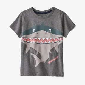 Boy's Patagonia | Graphic Organic T-Shirt | Heathered Gray