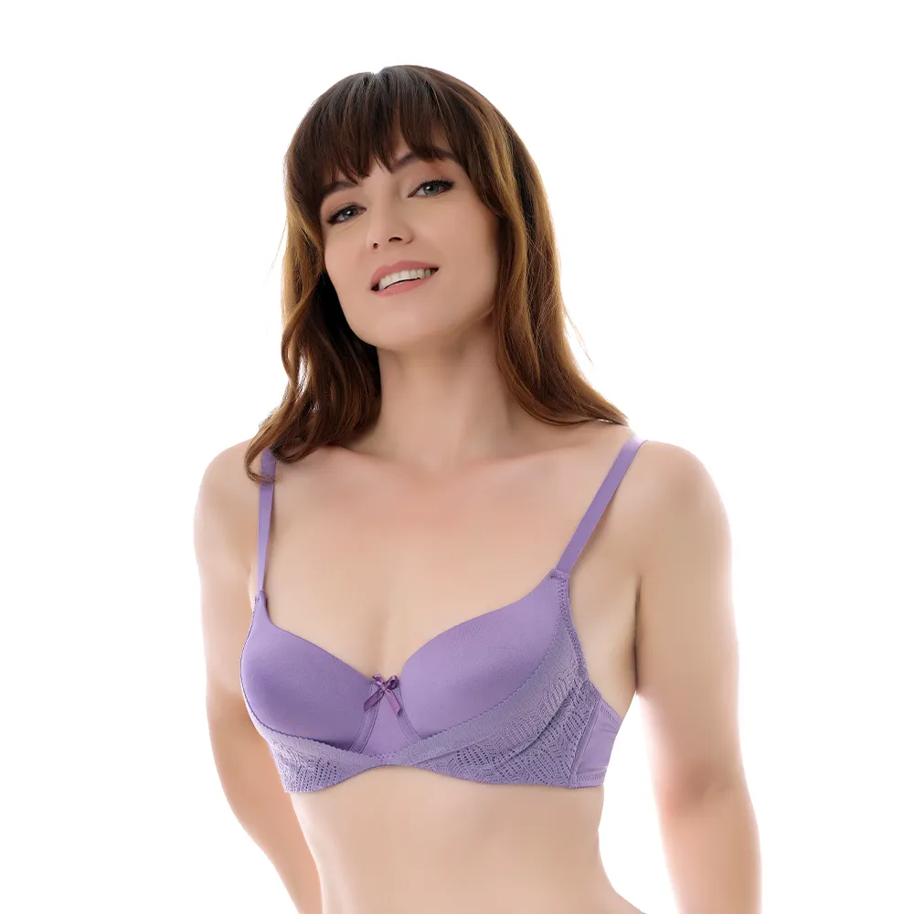 Brasier coordinable de copa preformada y varilla morado 24264 Carnival