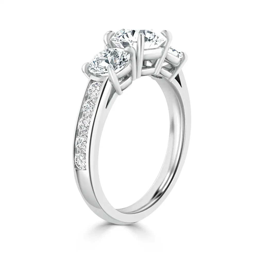 Charlotte - 18ct White Gold - Round