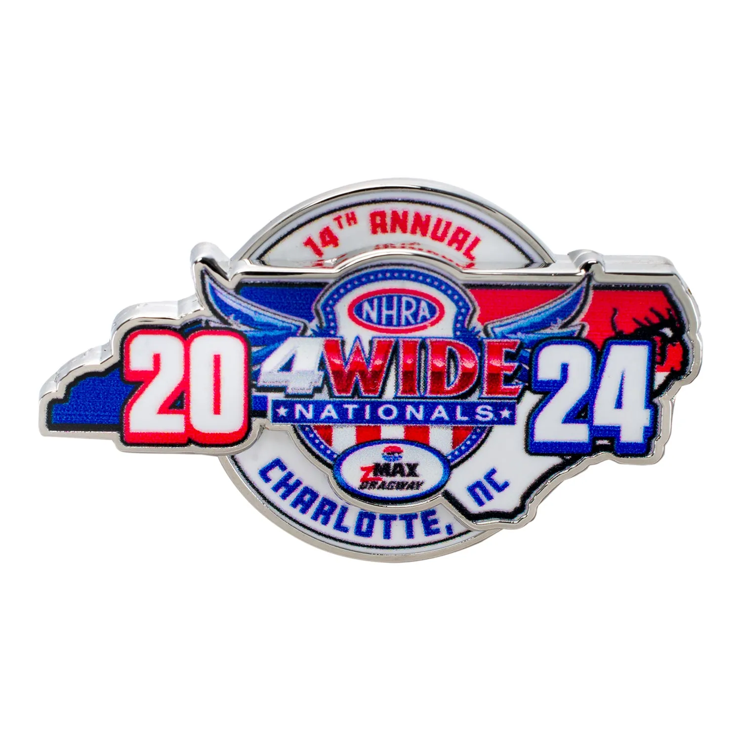 Charlotte 4-Wide Nationals Event Hatpin