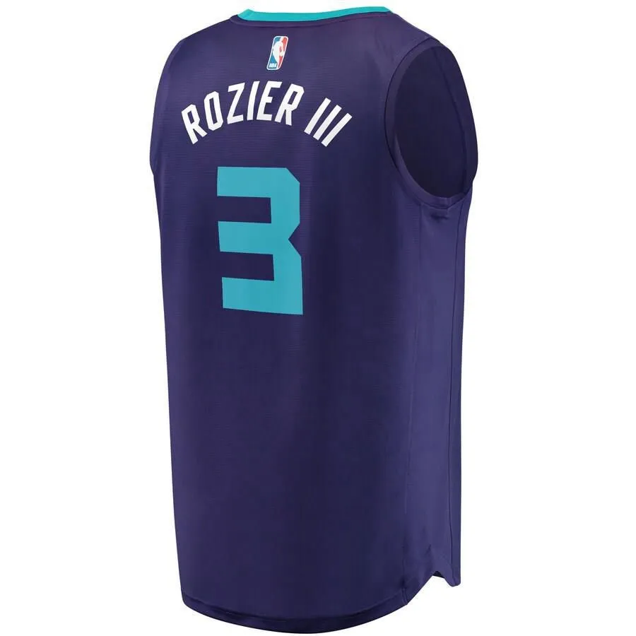 Charlotte Hornets Terry Rozier Fanatics Branded Replica Fast Break Statement Jersey Kids - Purple | Ireland O5420W1