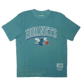 Charlotte Hornets Vintage Keyline Logo NBA T-Shirt by Mitchell & Ness