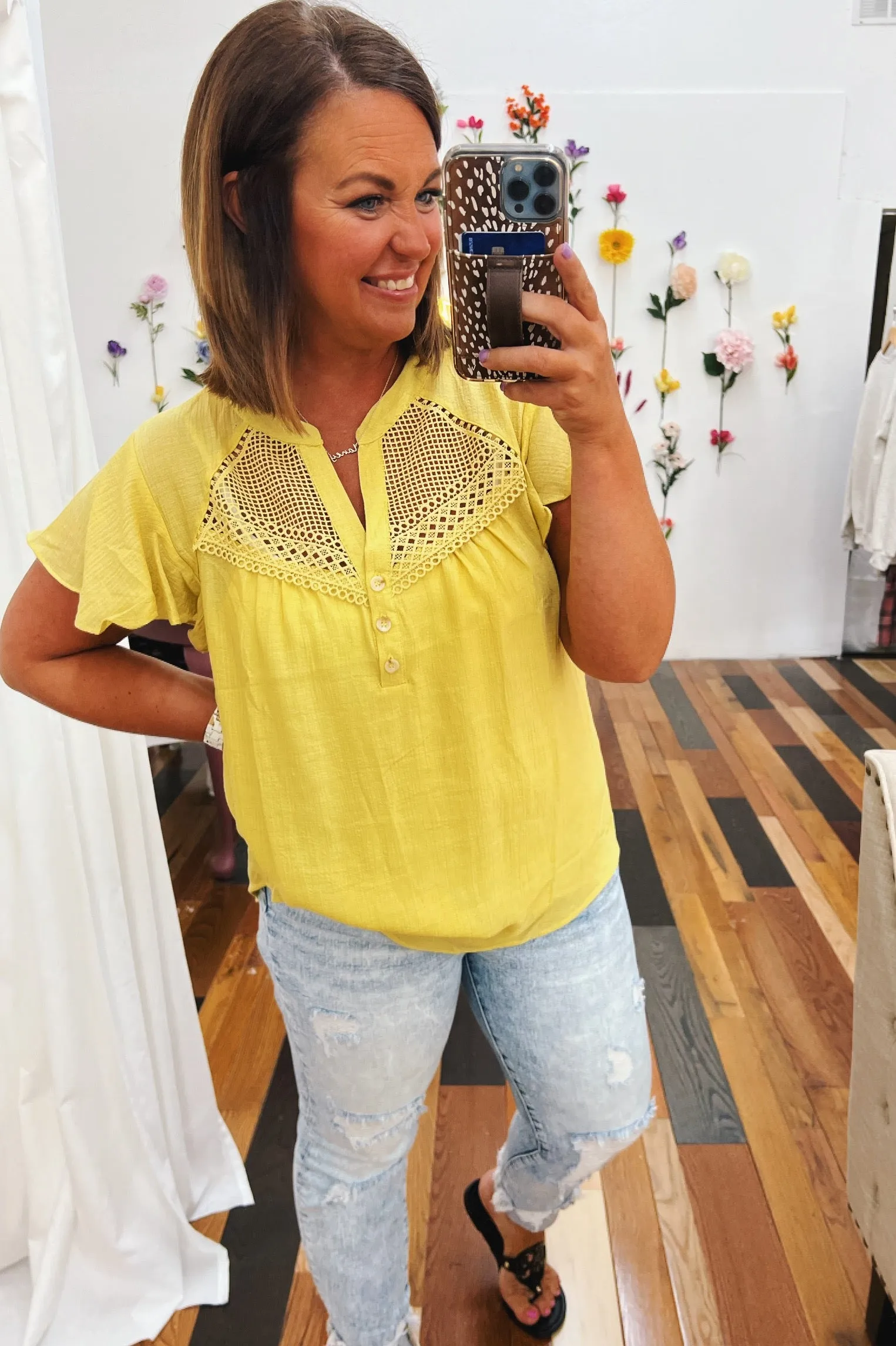 Charlotte Lace Yoke Blouse