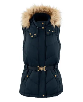 Charlotte Padded Gilet - Navy Blue