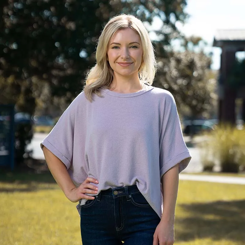 Dolman Sleeve Boxy Top