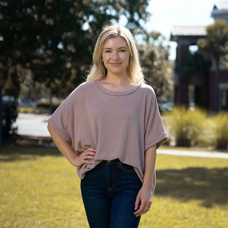 Dolman Sleeve Boxy Top