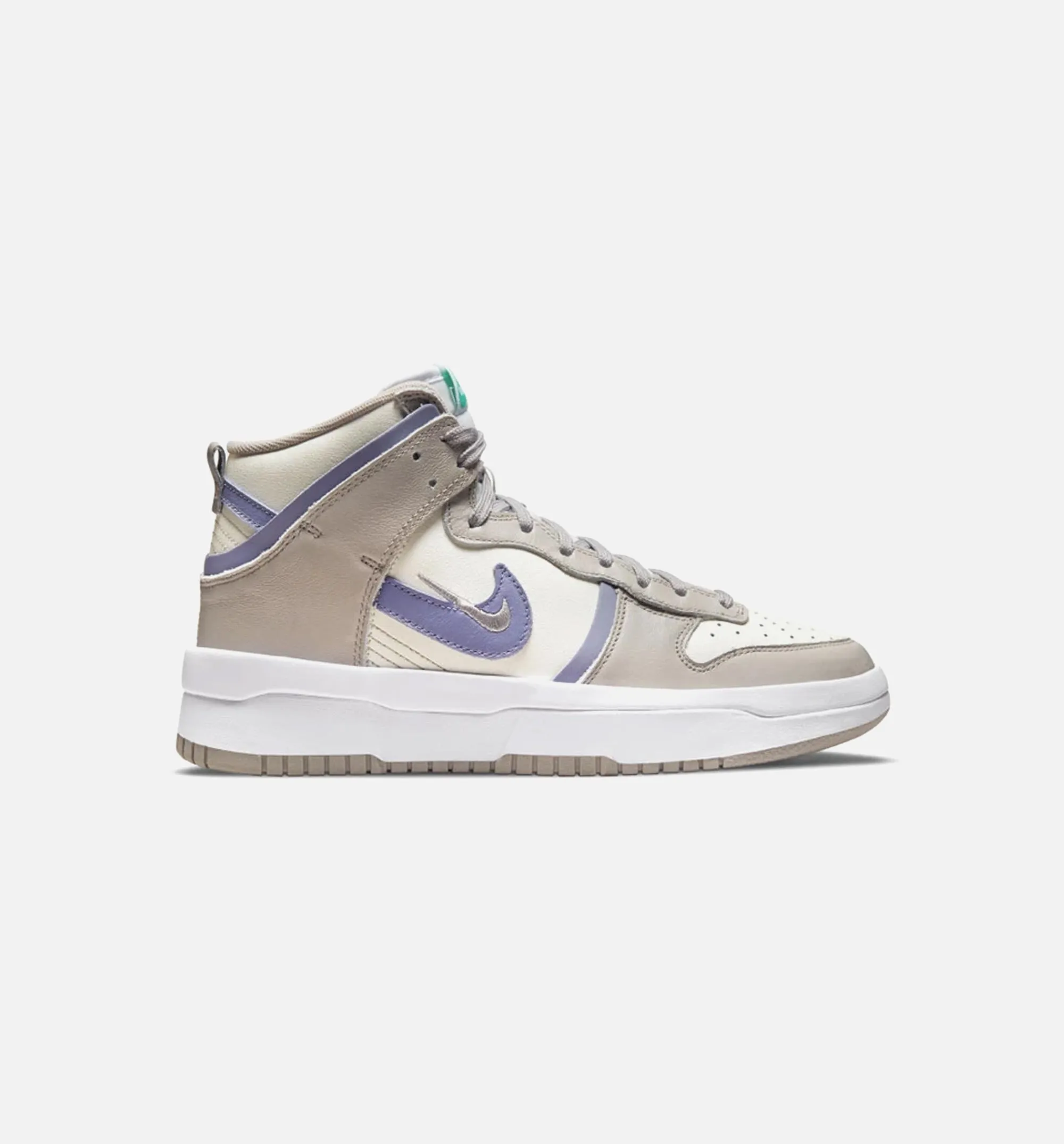 Dunk High Rebel Iron Purple Womens Lifestyle Shoe - Sail/Iron Purple-College Grey Limit One Per Customer