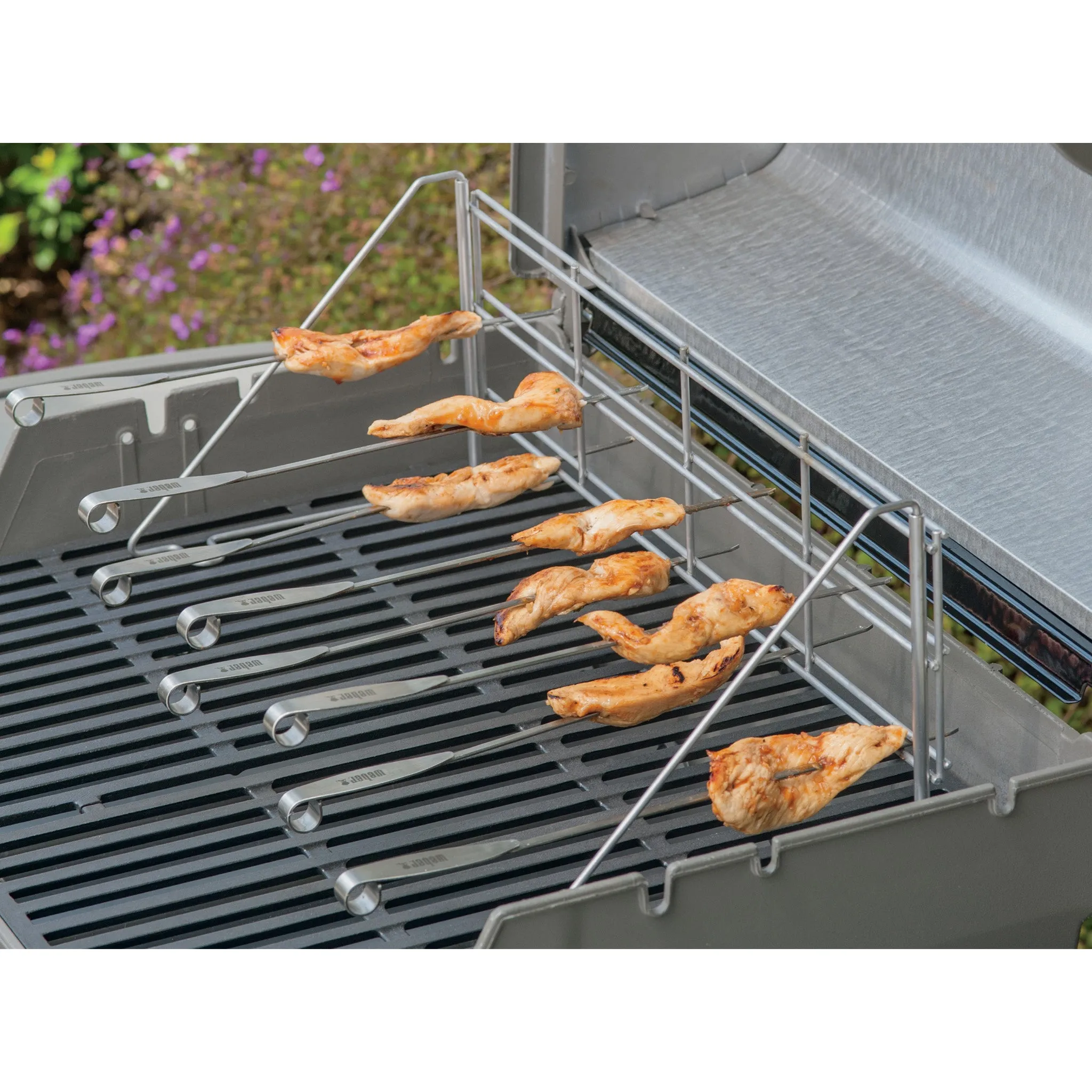 Elevations Grill Rack & Skewer Set