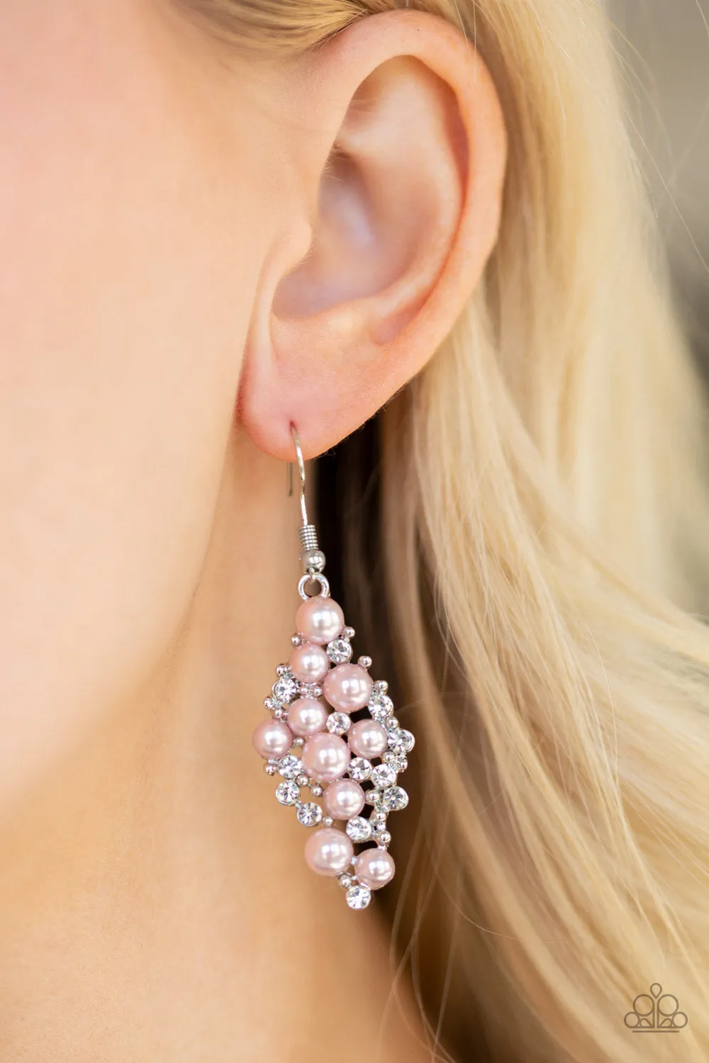 Famous Fashion - Pink Earring