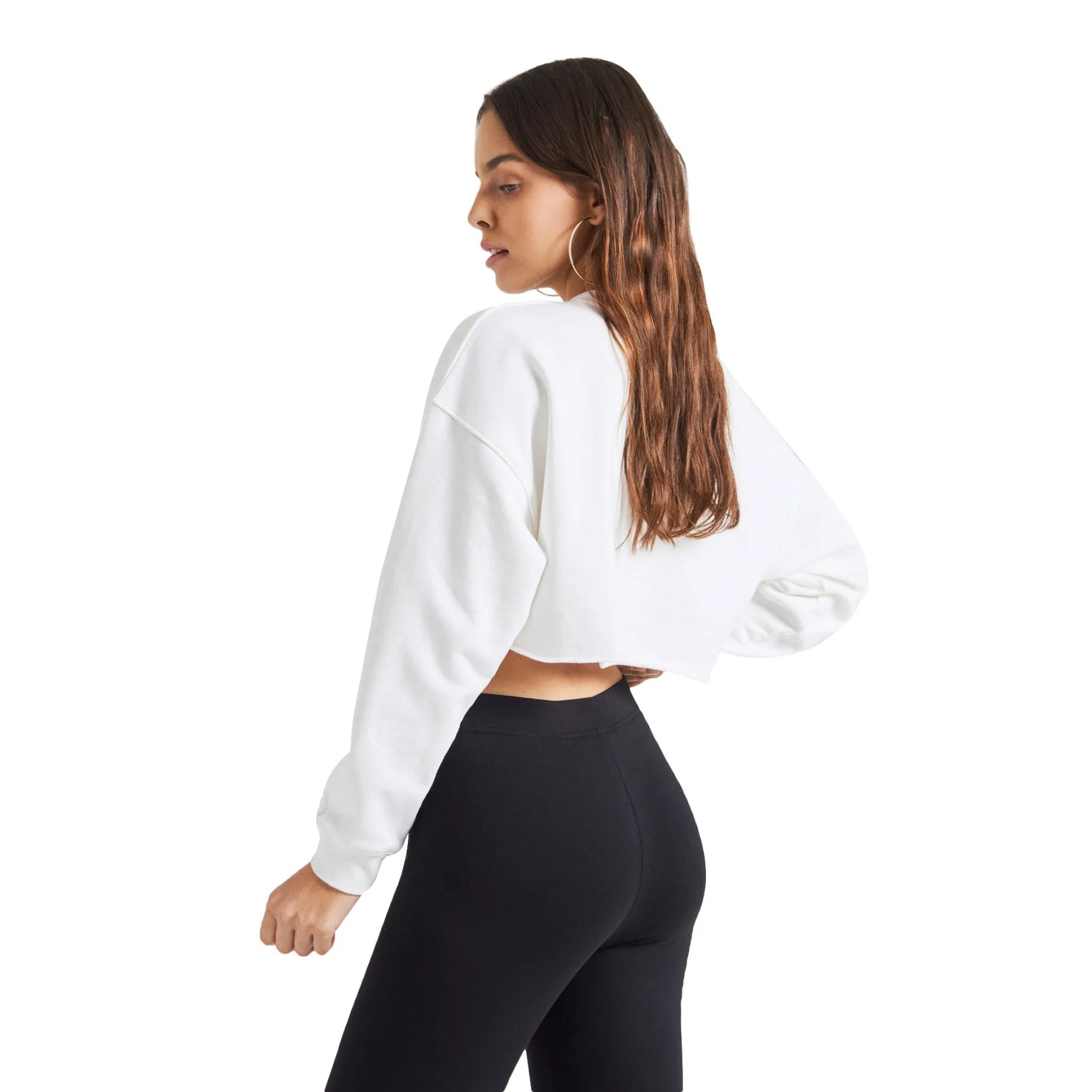 Fashion Tight Black Classic High Waisted Cropped Leggings