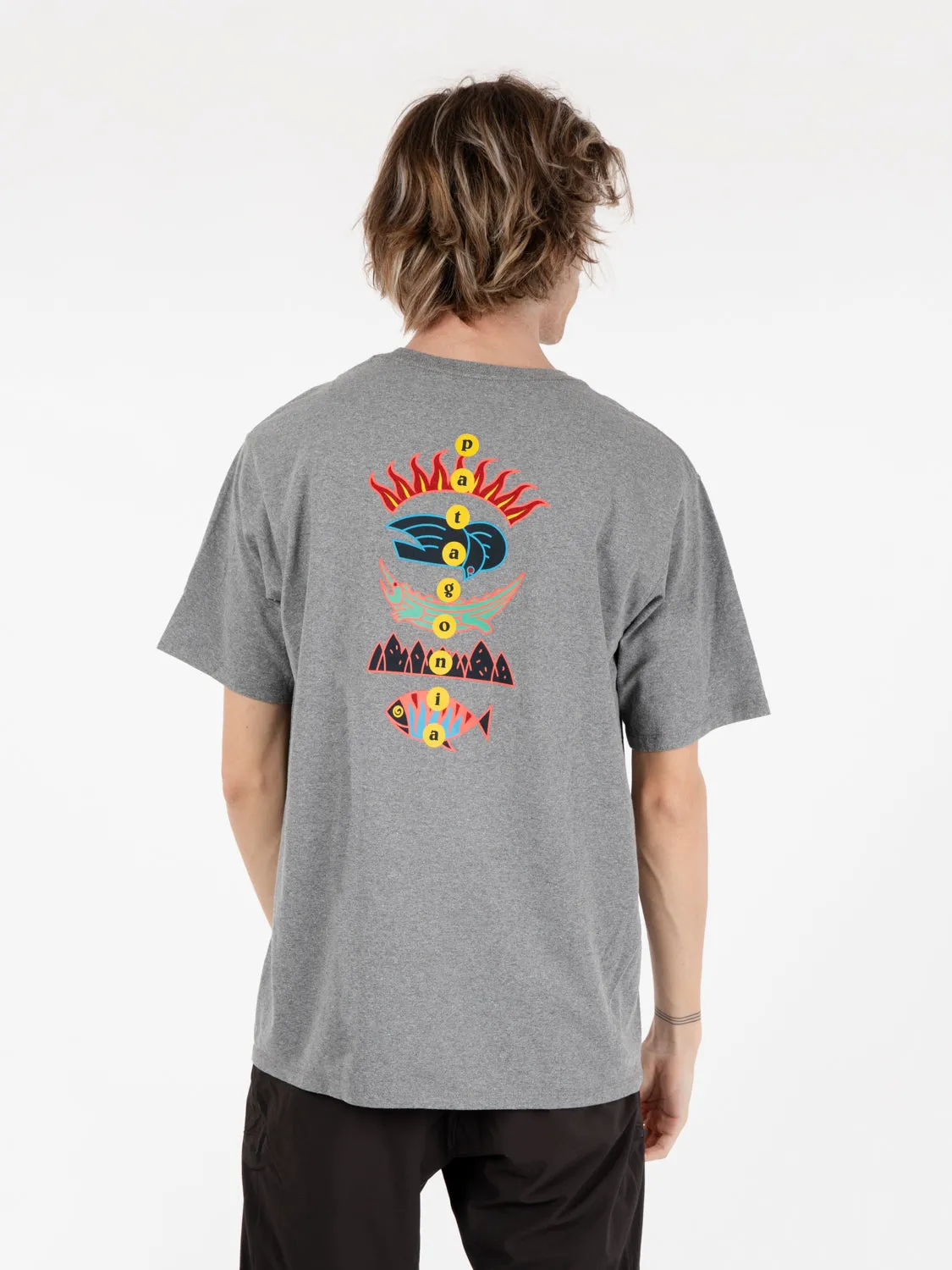 Fitz Roy wild tee grey