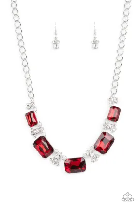 Flawlessly Famous Red-Necklace