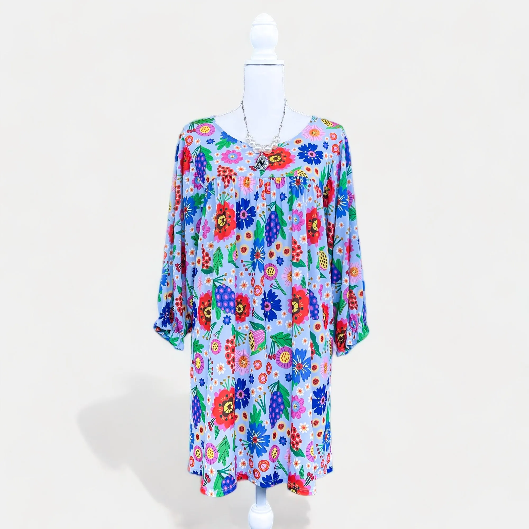 Floral Charlotte Short Dress [NO RETURNS]