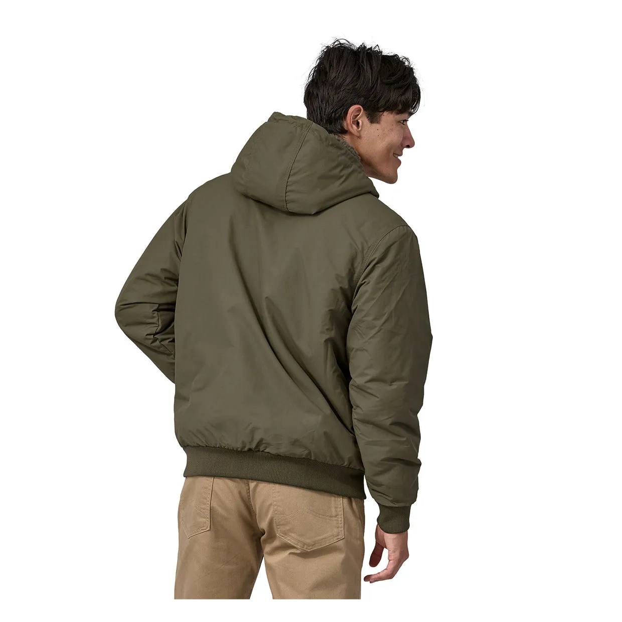 Giubbino Uomo Patagonia Lined Isthmus Hoody Verde Militare