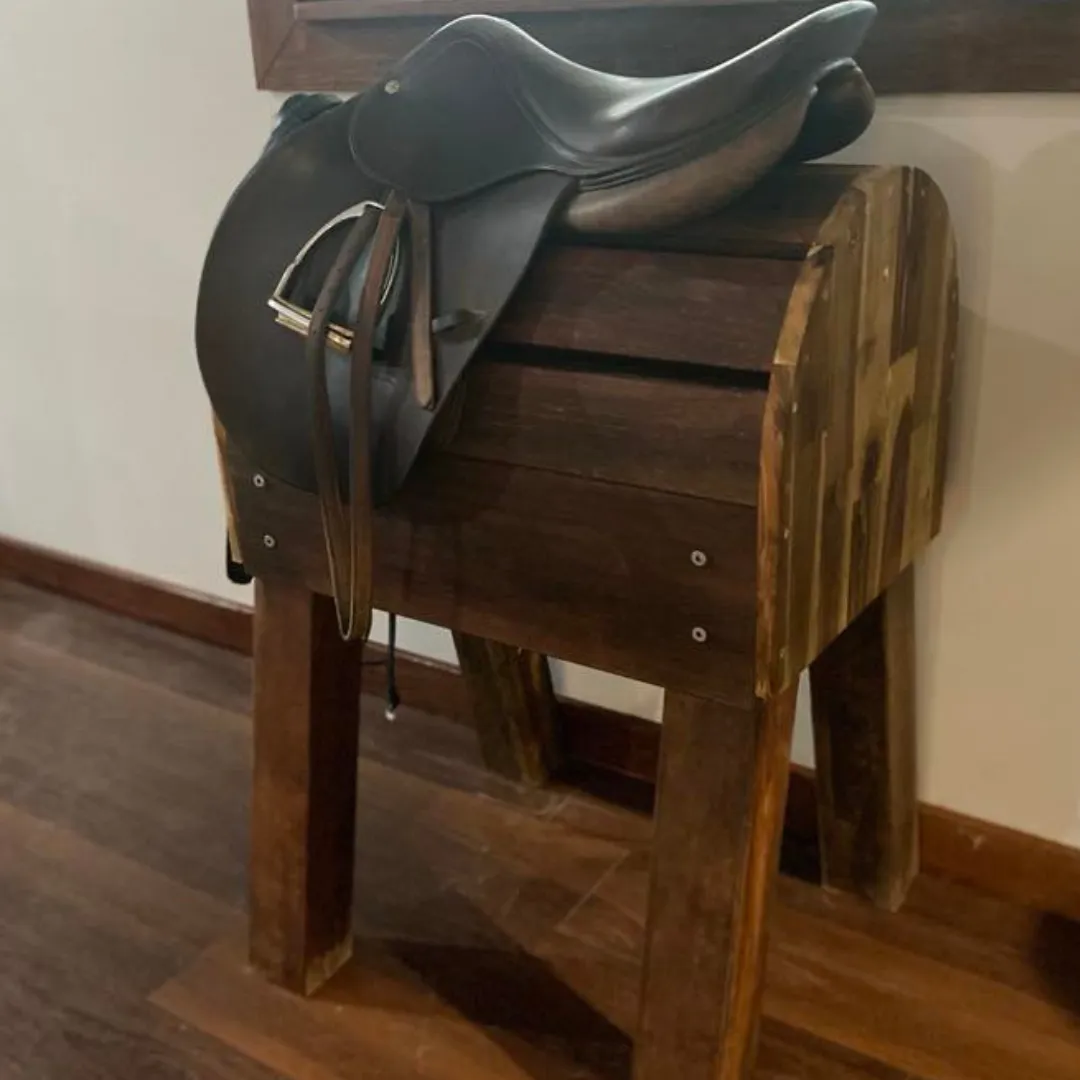 Handcrafted Quila Saddle Display Stand