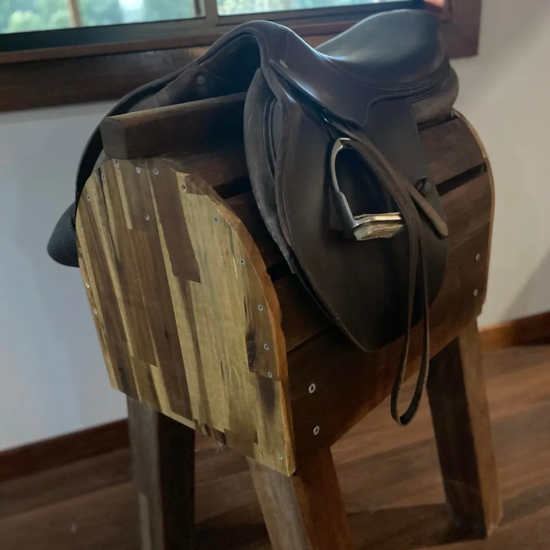 Handcrafted Quila Saddle Display Stand