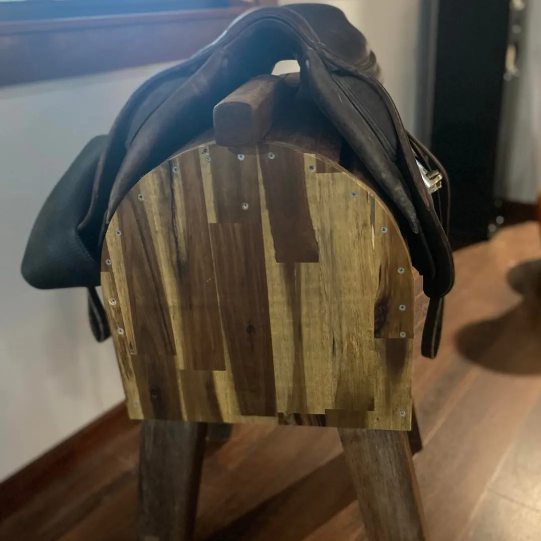 Handcrafted Quila Saddle Display Stand