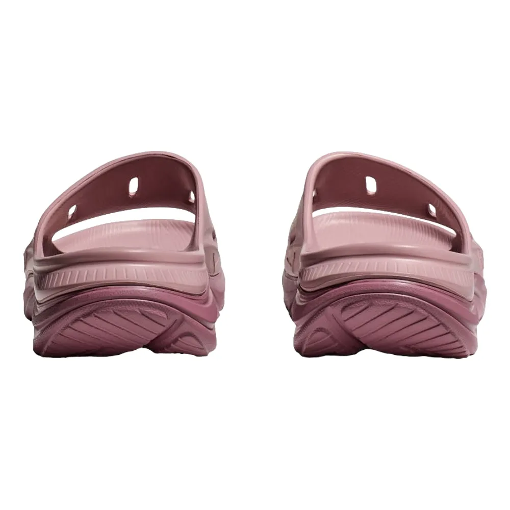 HOKA ONE ONE U ORA RECOVERY SLIDE 3-PALE MAUVE