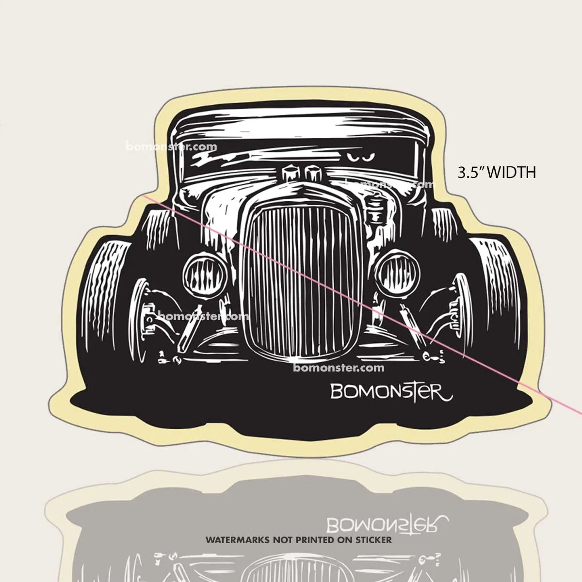 Hot Rod Sticker "Hot Rod Front"