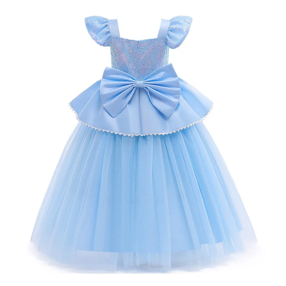 KIds Girls Cinderella Cosplay Costume Outfits Halloween Carnival Disguise Suit