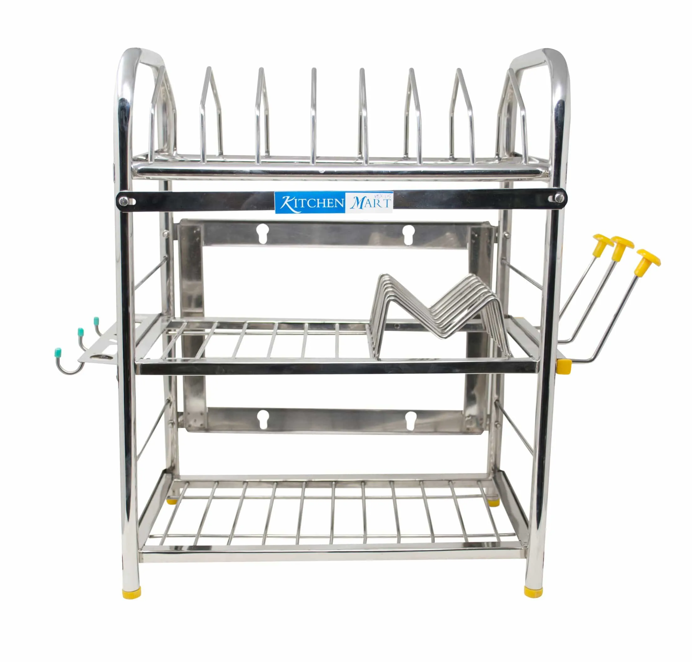 Kitchen Mart Stainless Steel Kitchen Rack (18 x 15 inch)