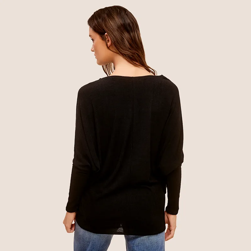 Long Sleeve Cocoon Top