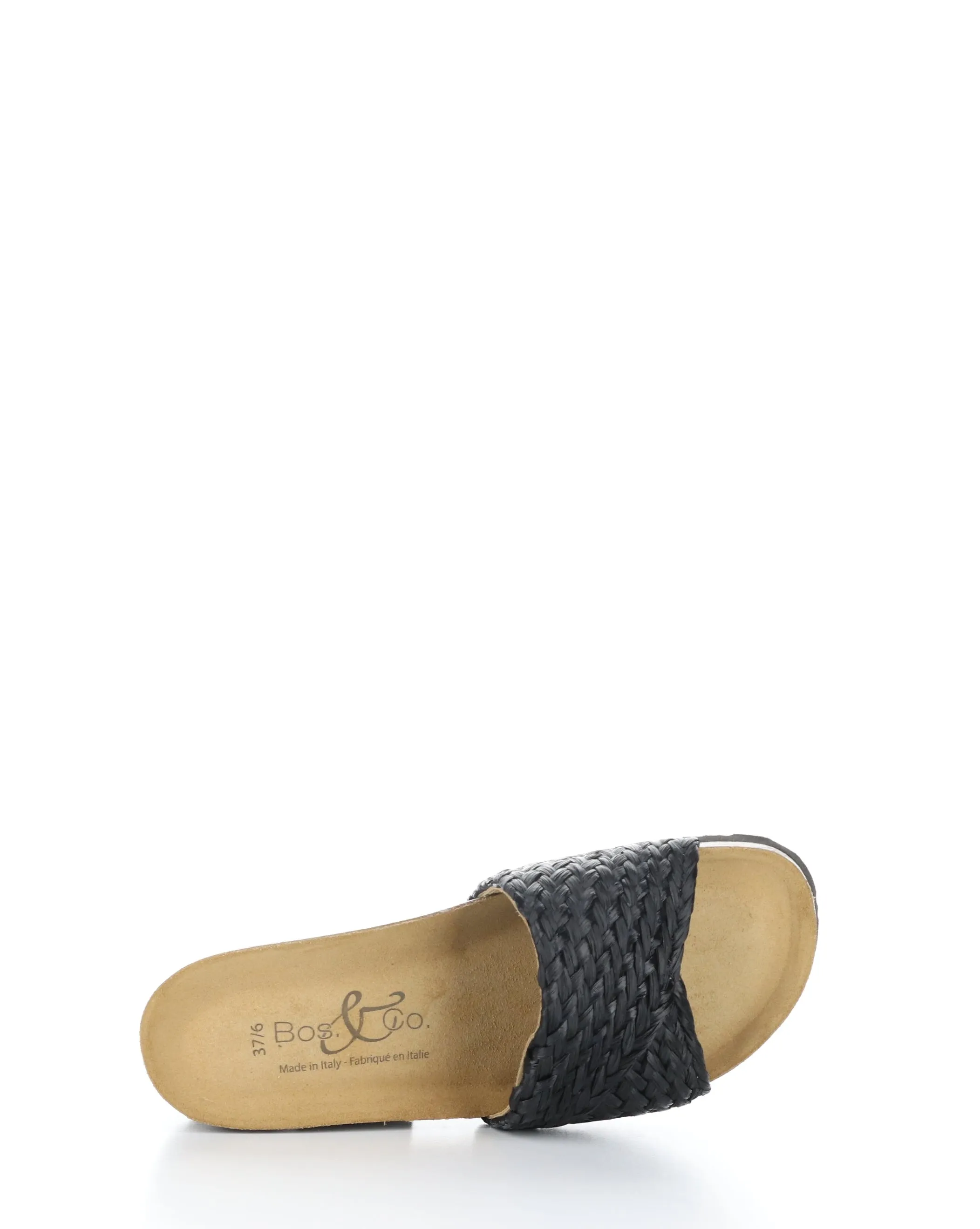 LUNI BLACK Slip-on Mules