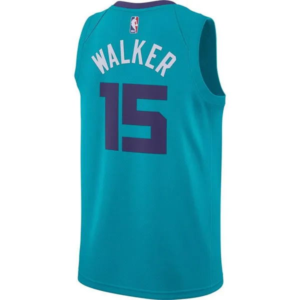 Men's Charlotte Hornets Kemba Walker Icon Edition Jersey - Teal