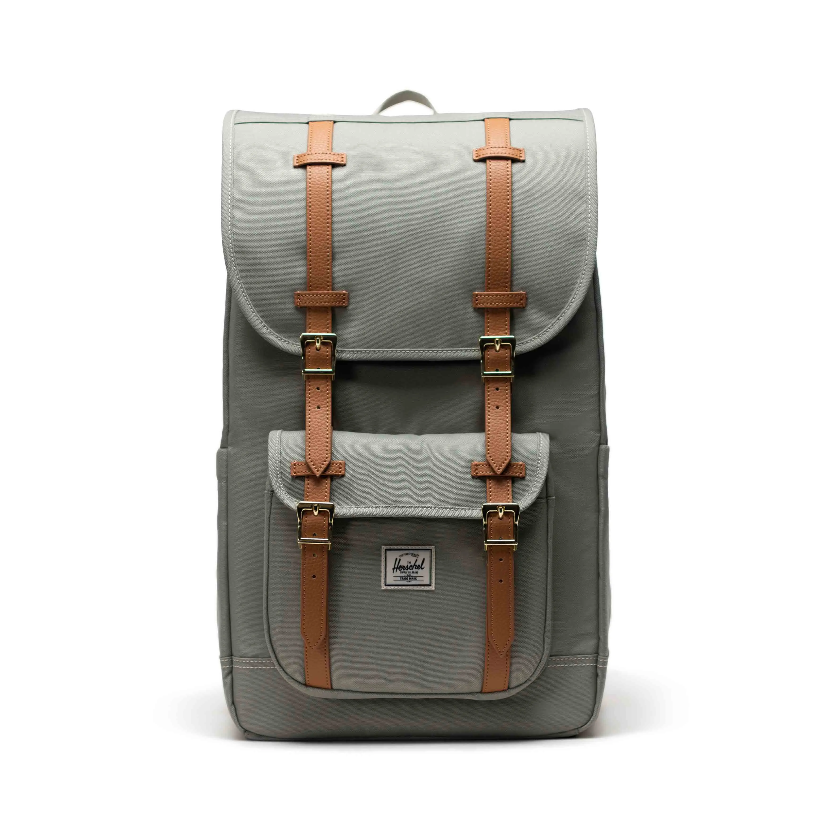 Mochila Herschel Little America Seagrass/White Stitch