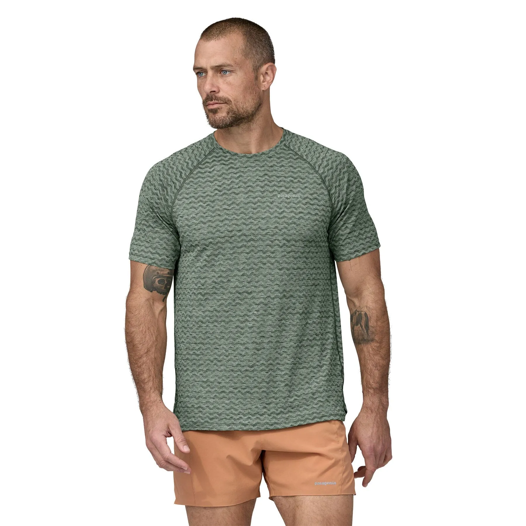 M's Ridge Flow Running Shirt - 100% Recycled Polyester