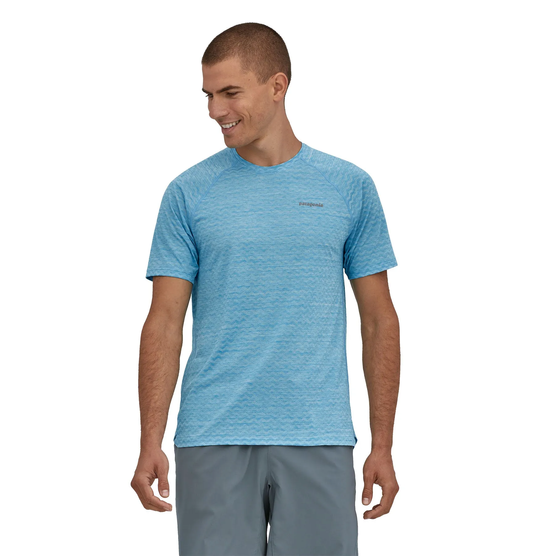 M's Ridge Flow Running Shirt - 100% Recycled Polyester