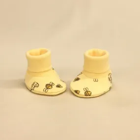 NICU Booties Honey Bee