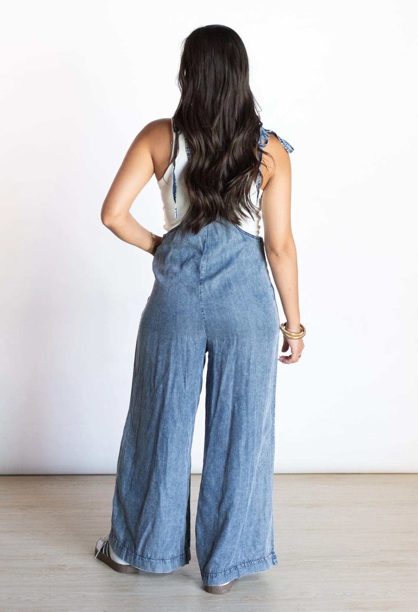 Not Slowing Down Tencel Jumpsuit