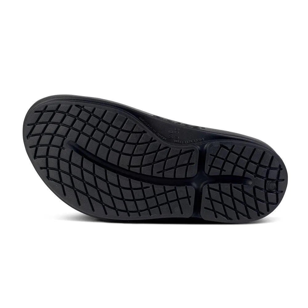 Oofos Women's OOmega OOahh Slide Sandal - Black